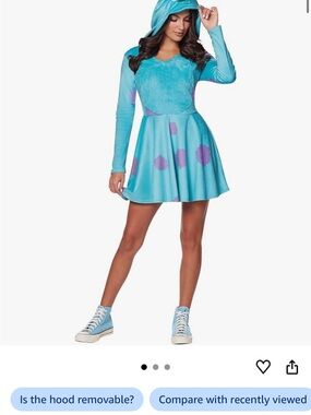 Disney women’s size xl monsters inc costume